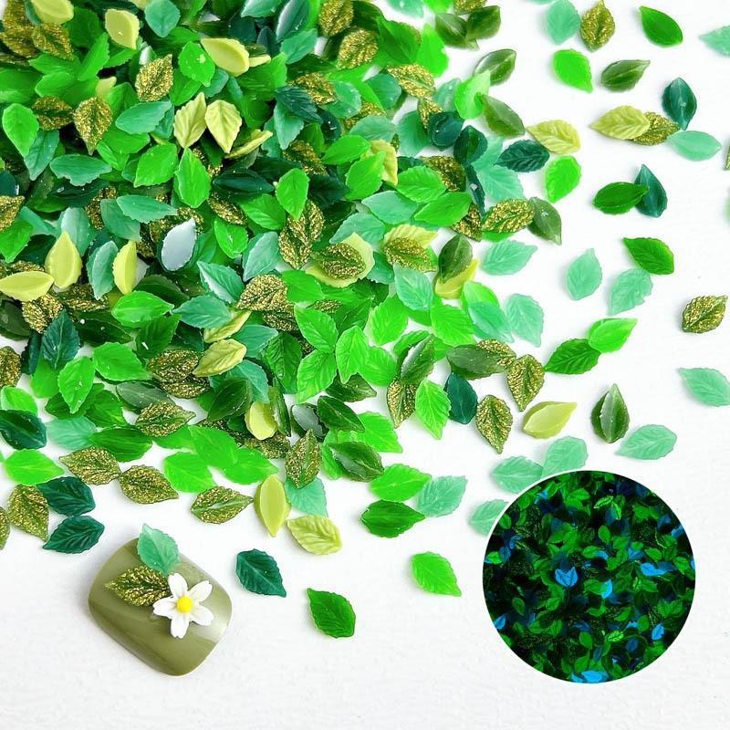 Resin Art Necklace - 미니어처 잎 실리콘 몰드 3D 엠보싱