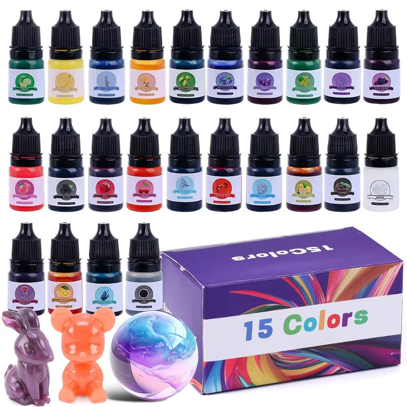 Resin Dye Opaque - 에폭시 수지 색소 24가지 생생한 색상