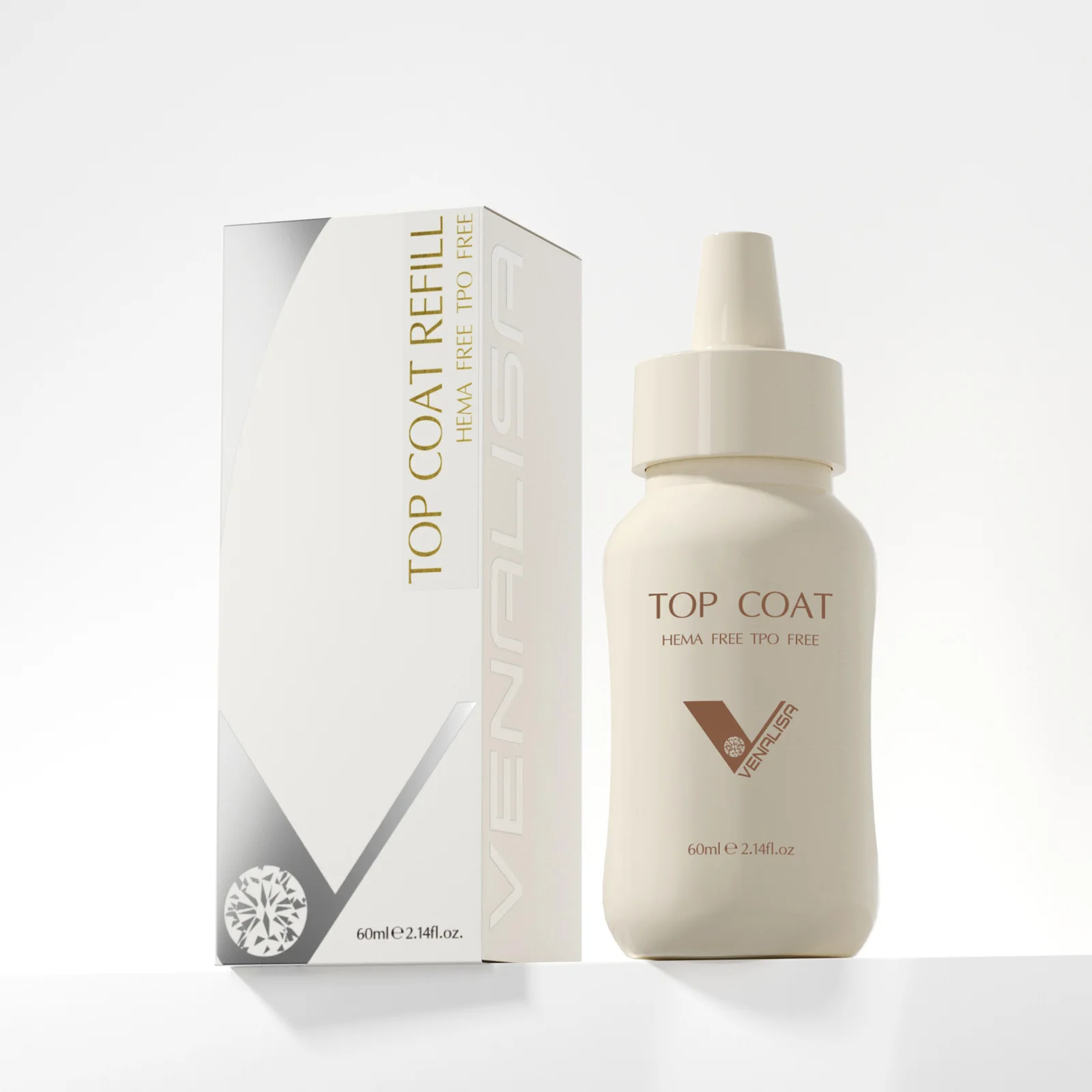 Uv Lamp Nail Resin - 30/60ml 베날리사 울트라 글로시 다이아몬드 롱