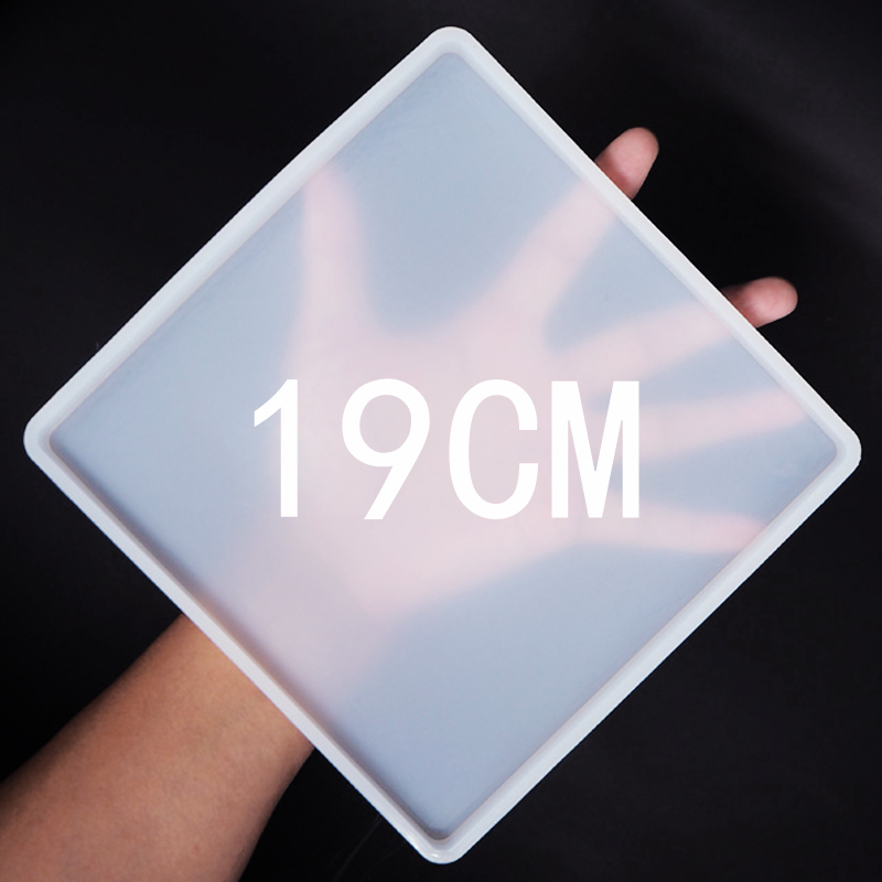 Coaster Mold Square - 큰 사각형 코스터 실리콘 몰드 대형