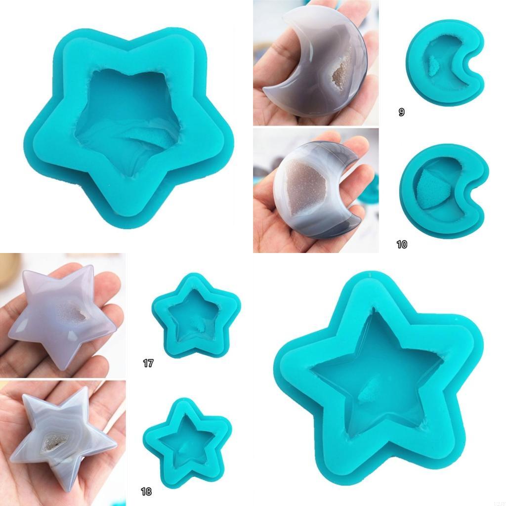 Resin Art Geode - 원석 실리콘 금형 석영 암석 클러스터