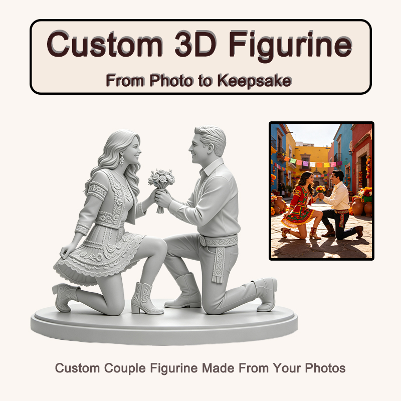 Resin Art For Anniversary Gift - 사진을 바탕으로 제작한 맞춤형 3D 프린팅