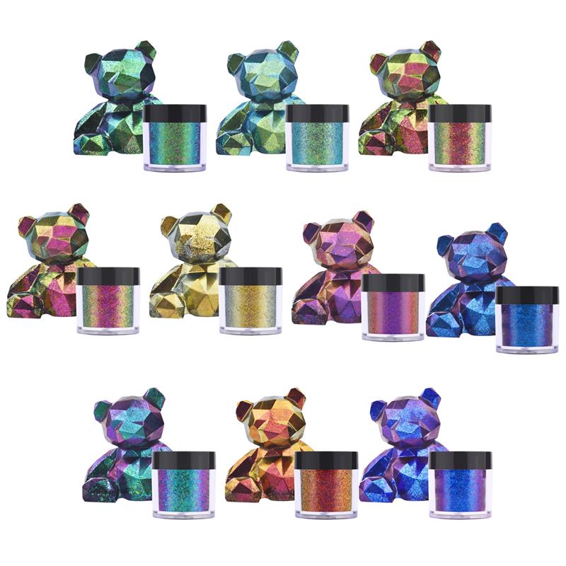 Resin Dye Opaque - 거울 카멜레온 수지 안료 반짝이 매직