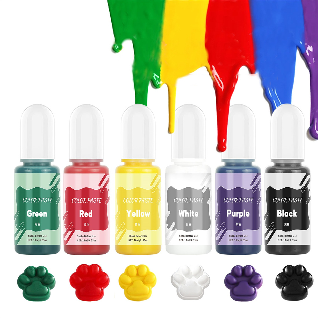 Resin Dye Opaque - 10ml 솔리드 컬러 페이스트 고농축 안료