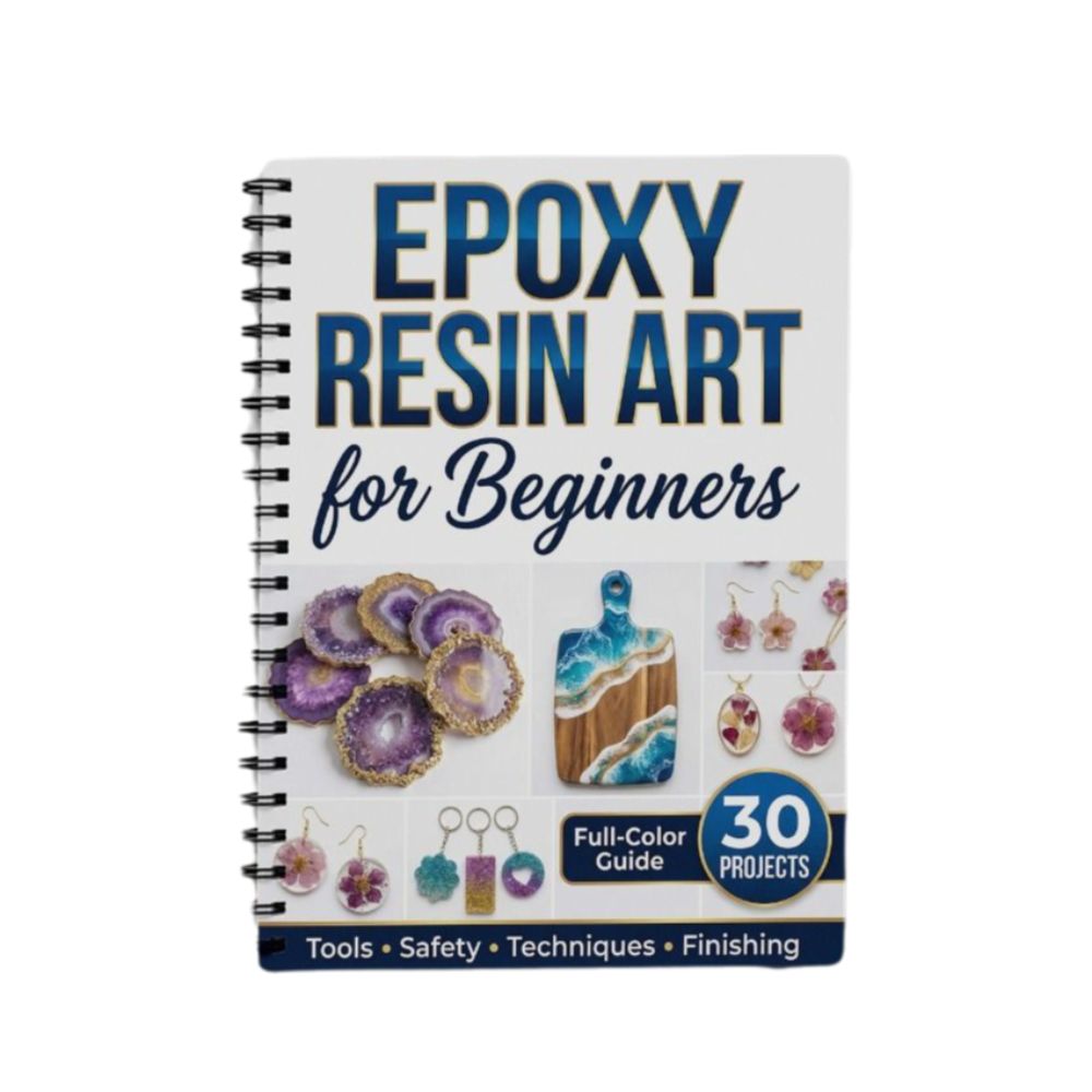 Resin Art Tutorial - 단계별 에폭시 레진 아트 핸드북 일러스트가
