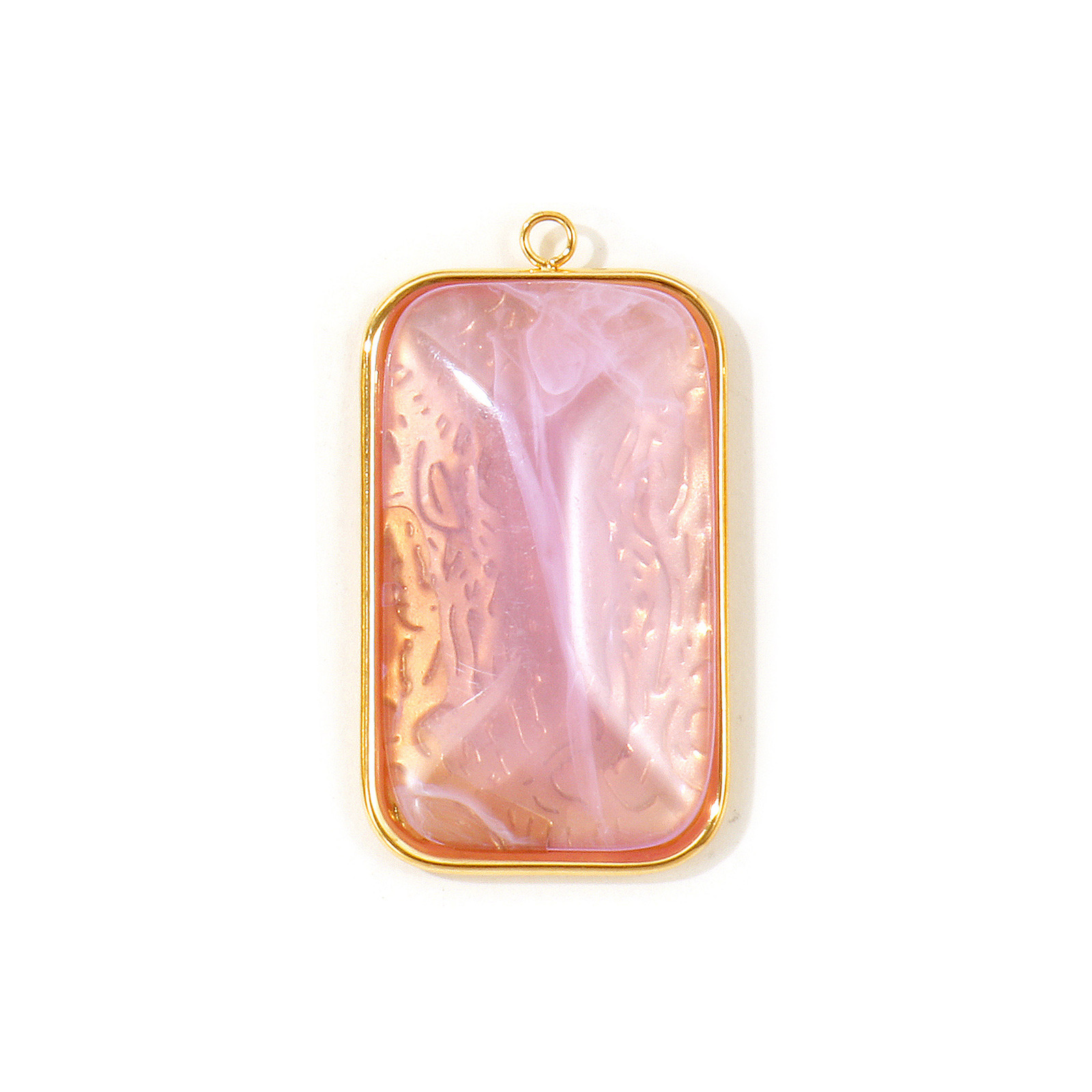 1개 멀티컬러 기하학적 직사각형 레진 패치 참 장식 1 - Resin Art Necklace 리뷰 및 가격