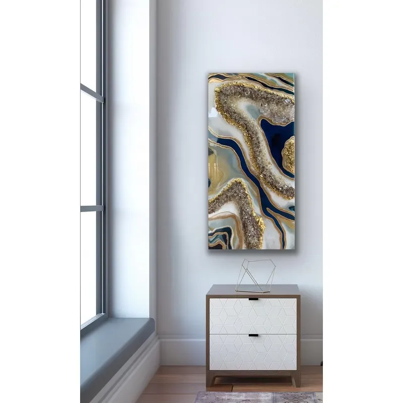 벽 장식 공작새 블루 레진 아트 맞춤형 에폭시 레진 벽 - Resin Art Geode 리뷰 및 가격