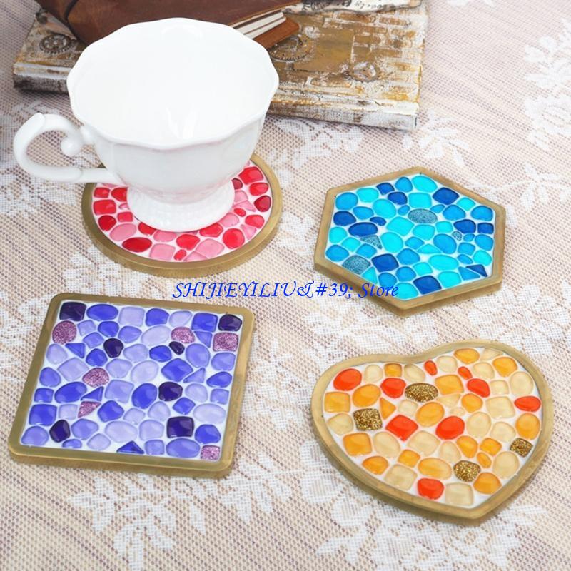 수지 주조 에폭시 수지 금형에 대한 E21F 코스터 금 - Coaster Mold Square 리뷰 및 가격