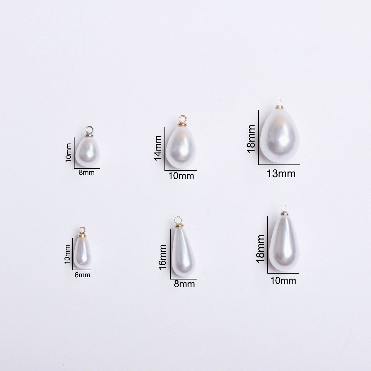 100 개/가방 10/14/16/18mm 밝은 모조 진 - Resin Art Necklace 리뷰 및 가격