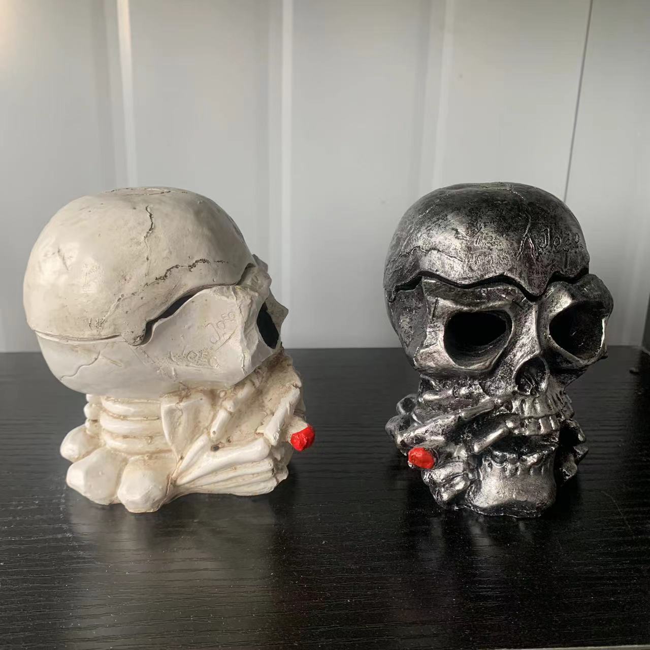 할로윈 신상 유럽풍 예술 조각상 장식품 해골 재떨이 거 - Resin Art For Anniversary Gift 리뷰 및 가격