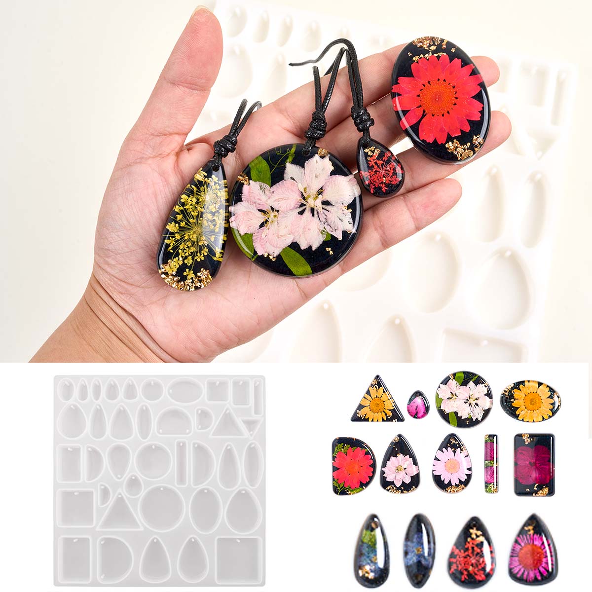 타임 스톤 펜던트 실리콘 몰드 DIY 쥬얼리 공예 크리 - Resin Art Necklace 리뷰 및 가격