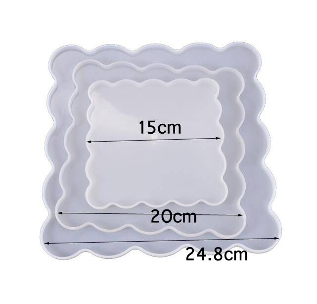 큰 트레이 실리콘 몰드 스위트 홈 유체 아티스트 만들기 - Coaster Mold Square 리뷰 및 가격