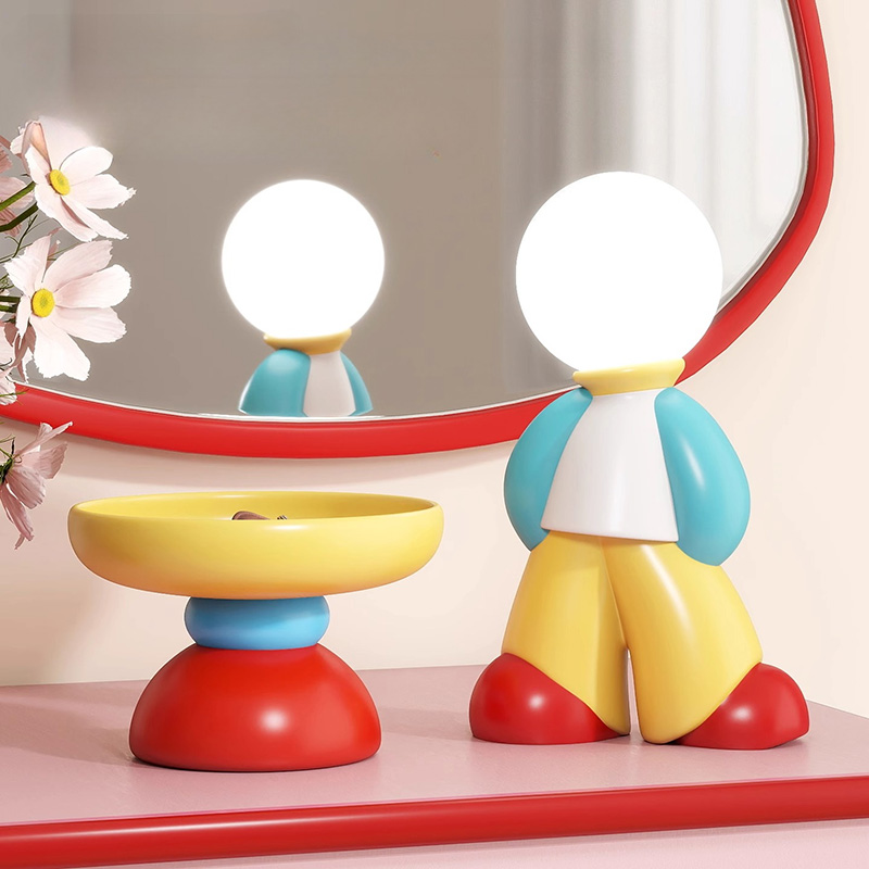 도파민 창의적인 캐릭터 조각 예술 장식품 홈 데코 침실 - Resin Art For Anniversary Gift 리뷰 및 가격