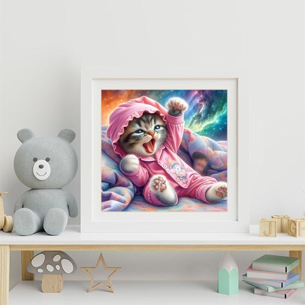EverShine 새로운 도착 다이아몬드 페인팅 고양이 - Resin Art Wallpaper 리뷰 및 가격