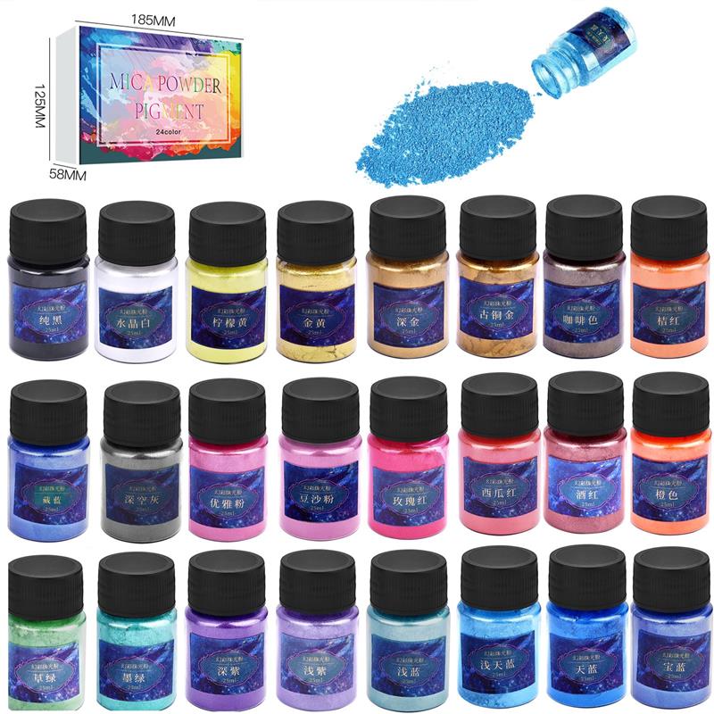 에폭시 수지 염료 운모 분말 분말 분말 안료 세트, 수 - Resin Dye Opaque 리뷰 및 가격