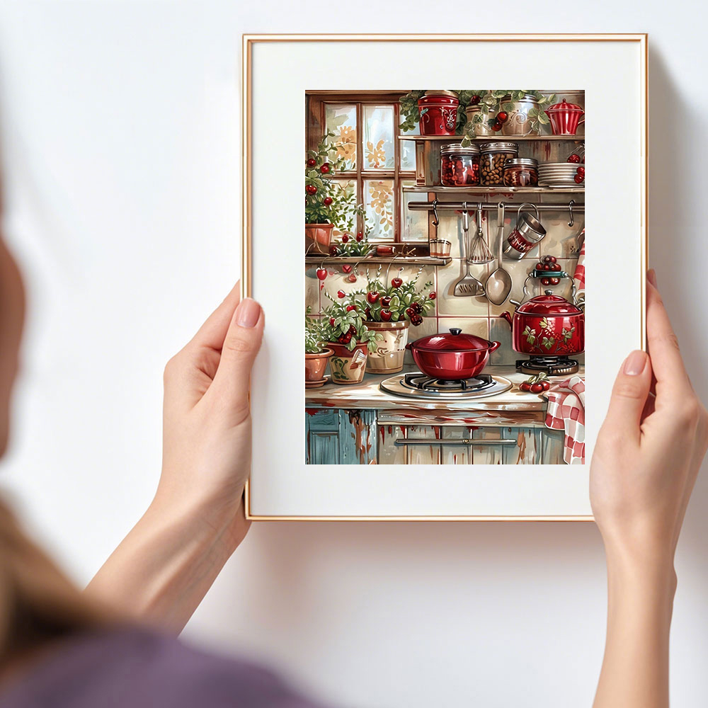 화칸 신상품 2025 다이아몬드 페인팅 주방 냄비 및  - Resin Art Kit For Beginners 리뷰 및 가격