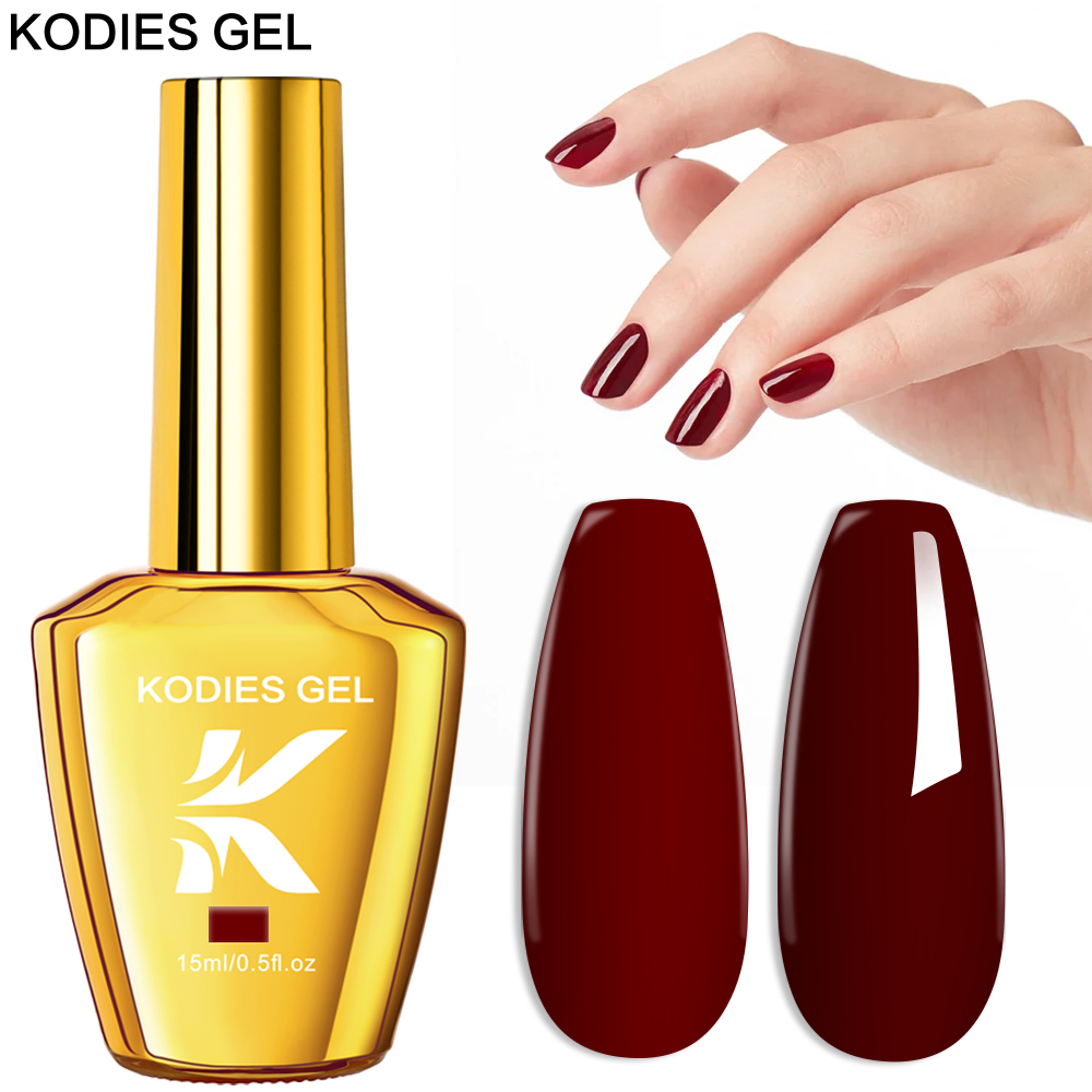 KODIES 젤 부르고뉴 레드 젤 매니큐어 15ML 젤 - Uv Lamp Nail Resin 리뷰 및 가격