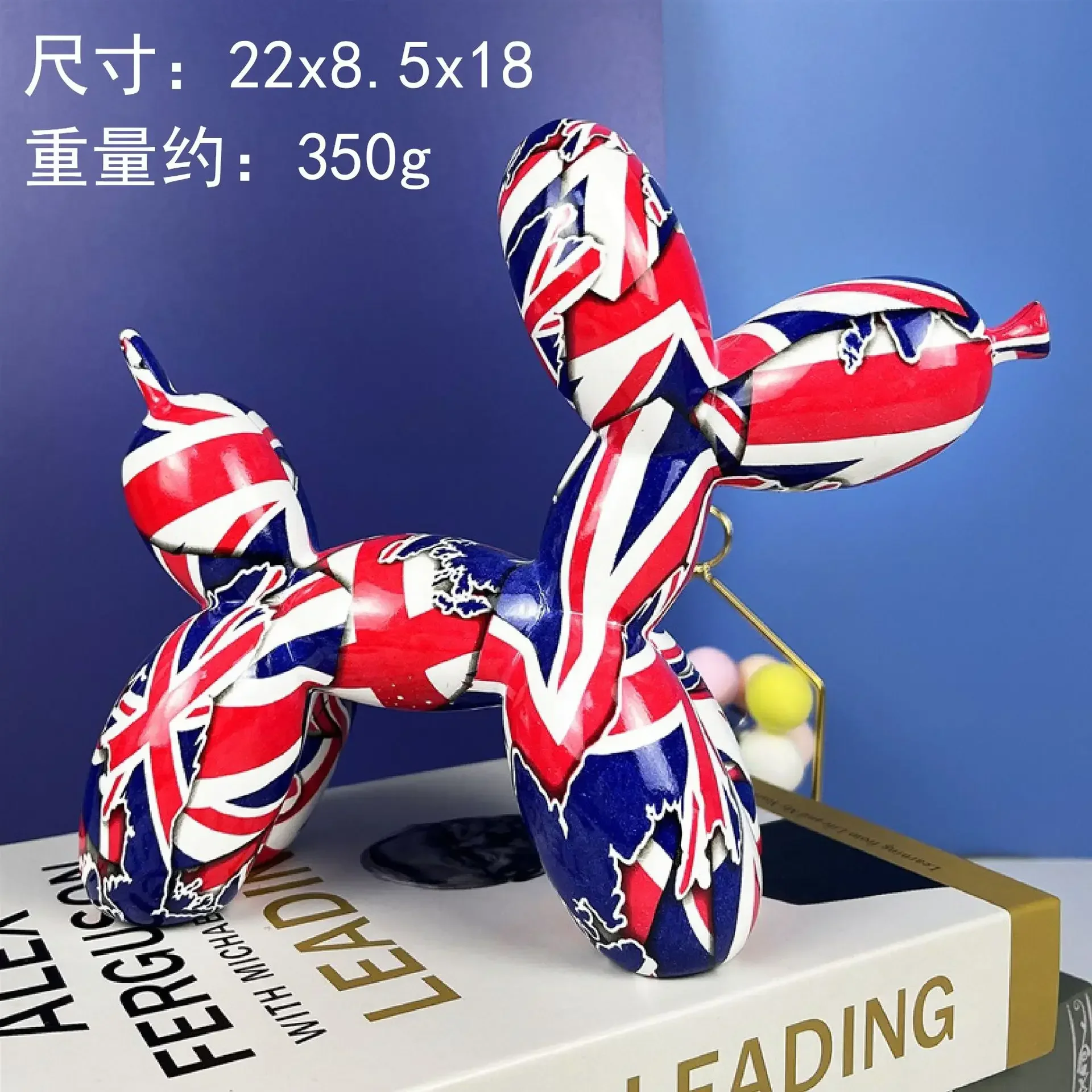 북유럽 현대 미술 송진 그래피티 조각 풍선 개 조각상, - Resin Art For Anniversary Gift 리뷰 및 가격