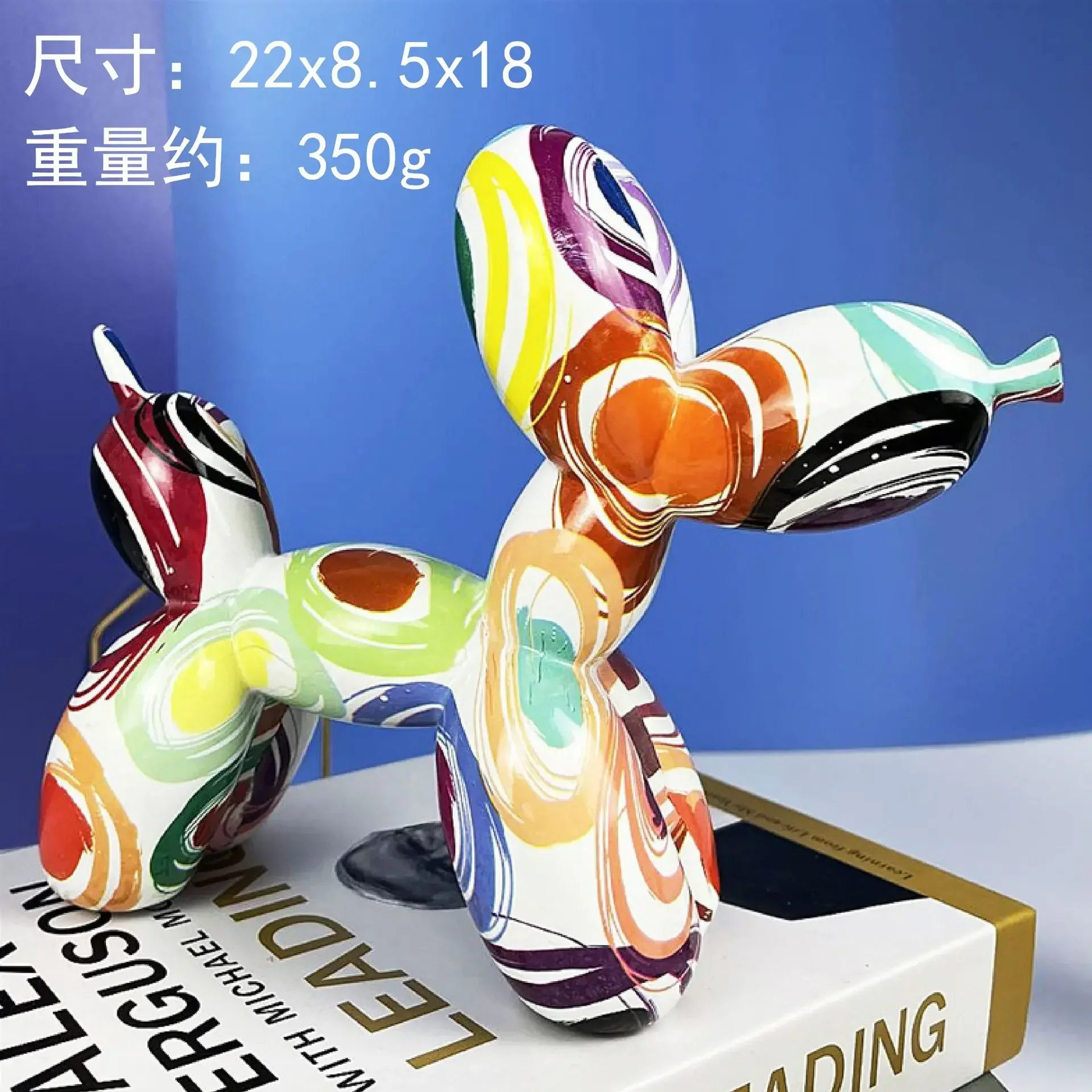 북유럽 현대 미술 송진 그래피티 조각 풍선 개 조각상, - Resin Art For Anniversary Gift 리뷰 및 가격