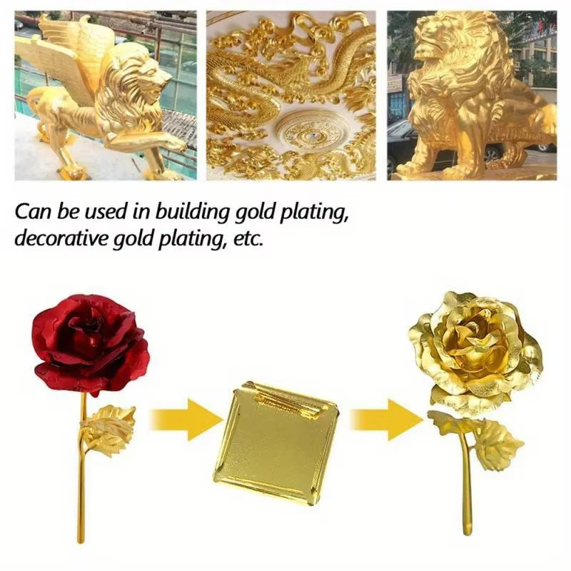 100개입 모조 금은 구리 호일 종이 DIY 레진 캔들 - Resin Art For Anniversary Gift 리뷰 및 가격