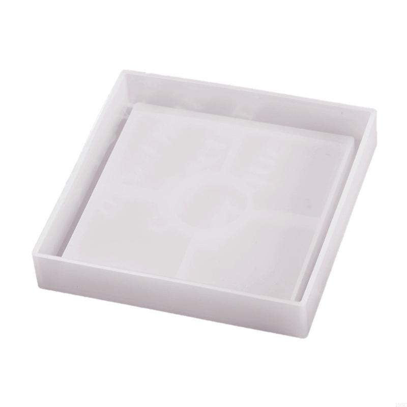 인공 마노 조각 컵 받침을 만드는 데 사용되는 195C - Coaster Mold Square 리뷰 및 가격